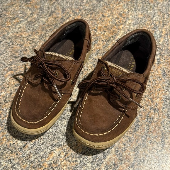 Boys Sperry Top Sider Billfish boat shoes size 13.5 EUC - Picture 1 of 5